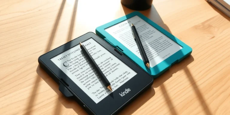 Illustration for Kindle Scribe vs Kindle Colorsoft: Does Color Change the Note-Taking Case?