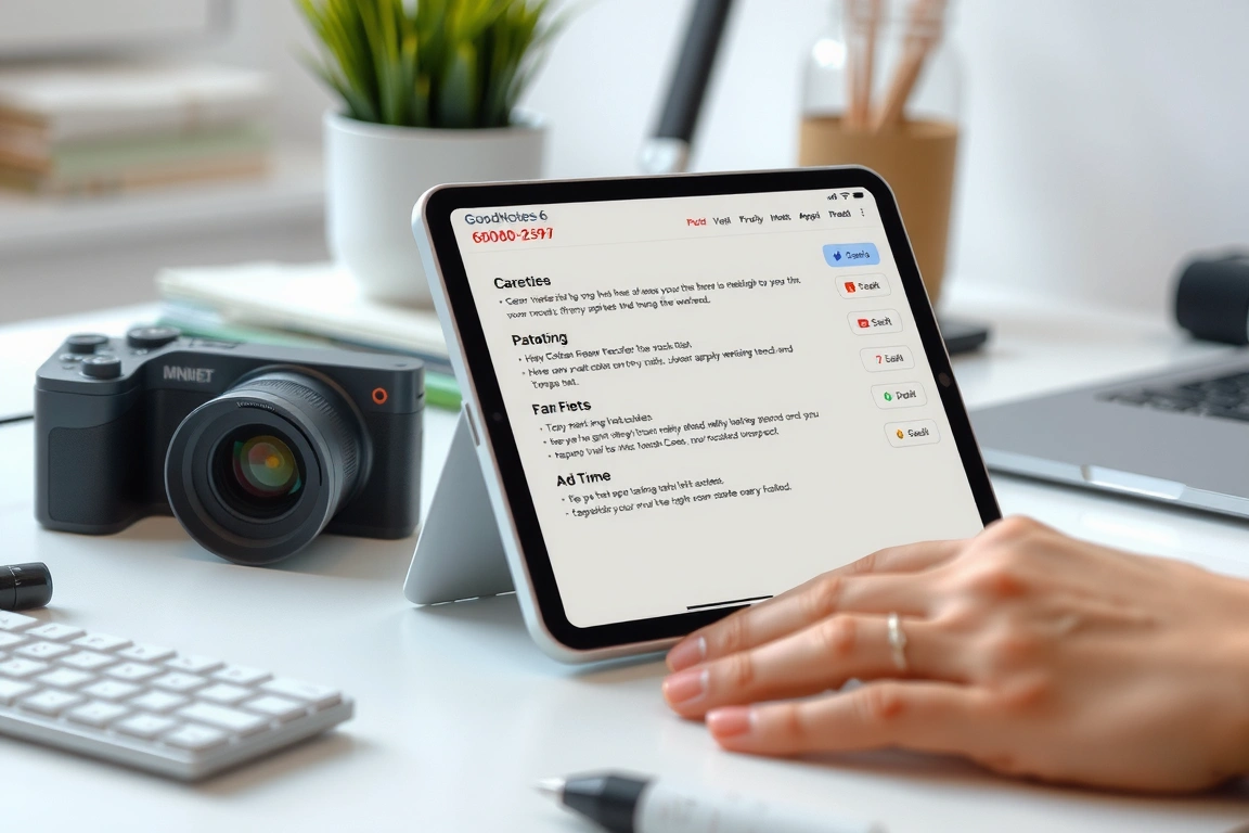 The App: GoodNotes 6 (Paid, $9.99 One-Time) — The Best Note-Taking Setup for Students (Device + App + Workflow)
